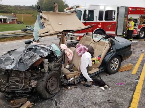 Vehicle with driver pinned-in